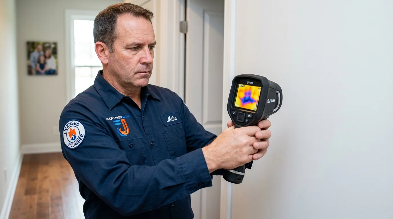 Thermal imaging leak detection by Johns Plumbing LLC in Centralia